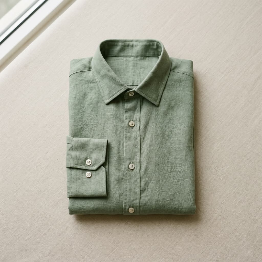 Sage Linen Shirt